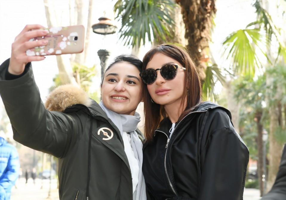 Первый вице-президент Мехрибан Алиева поблагодарила жителей Гянджи за гостеприимство и искренность