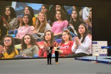 В Национальной арене гимнастики состоялась церемония открытия Кубка мира по прыжкам на батуте и тамблингу (ФОТО)