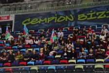 В Национальной арене гимнастики состоялась церемония открытия Кубка мира по прыжкам на батуте и тамблингу (ФОТО)