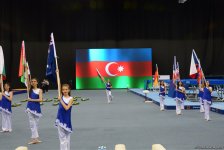 В Национальной арене гимнастики состоялась церемония открытия Кубка мира по прыжкам на батуте и тамблингу (ФОТО)