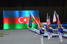 В Национальной арене гимнастики состоялась церемония открытия Кубка мира по прыжкам на батуте и тамблингу (ФОТО)