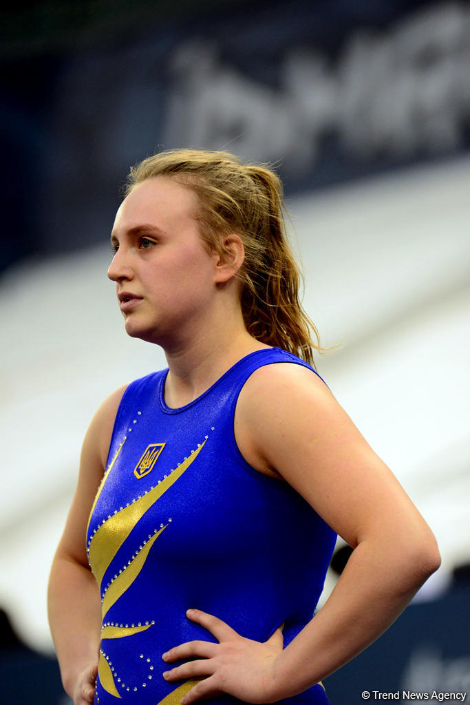 В Баку прошла церемония награждения победителей по прыжкам на акробатической дорожке в рамках Кубка мира (ФОТО)