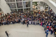 Вице-президент Фонда Гейдара Алиева Лейла Алиева приняла участие в торжественном открытии выставки российских художников-авангардистов в Баку (ФОТО)