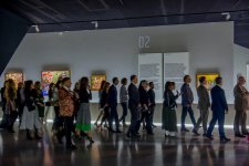 Вице-президент Фонда Гейдара Алиева Лейла Алиева приняла участие в торжественном открытии выставки российских художников-авангардистов в Баку (ФОТО)