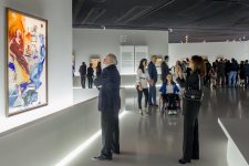 Вице-президент Фонда Гейдара Алиева Лейла Алиева приняла участие в торжественном открытии выставки российских художников-авангардистов в Баку (ФОТО)