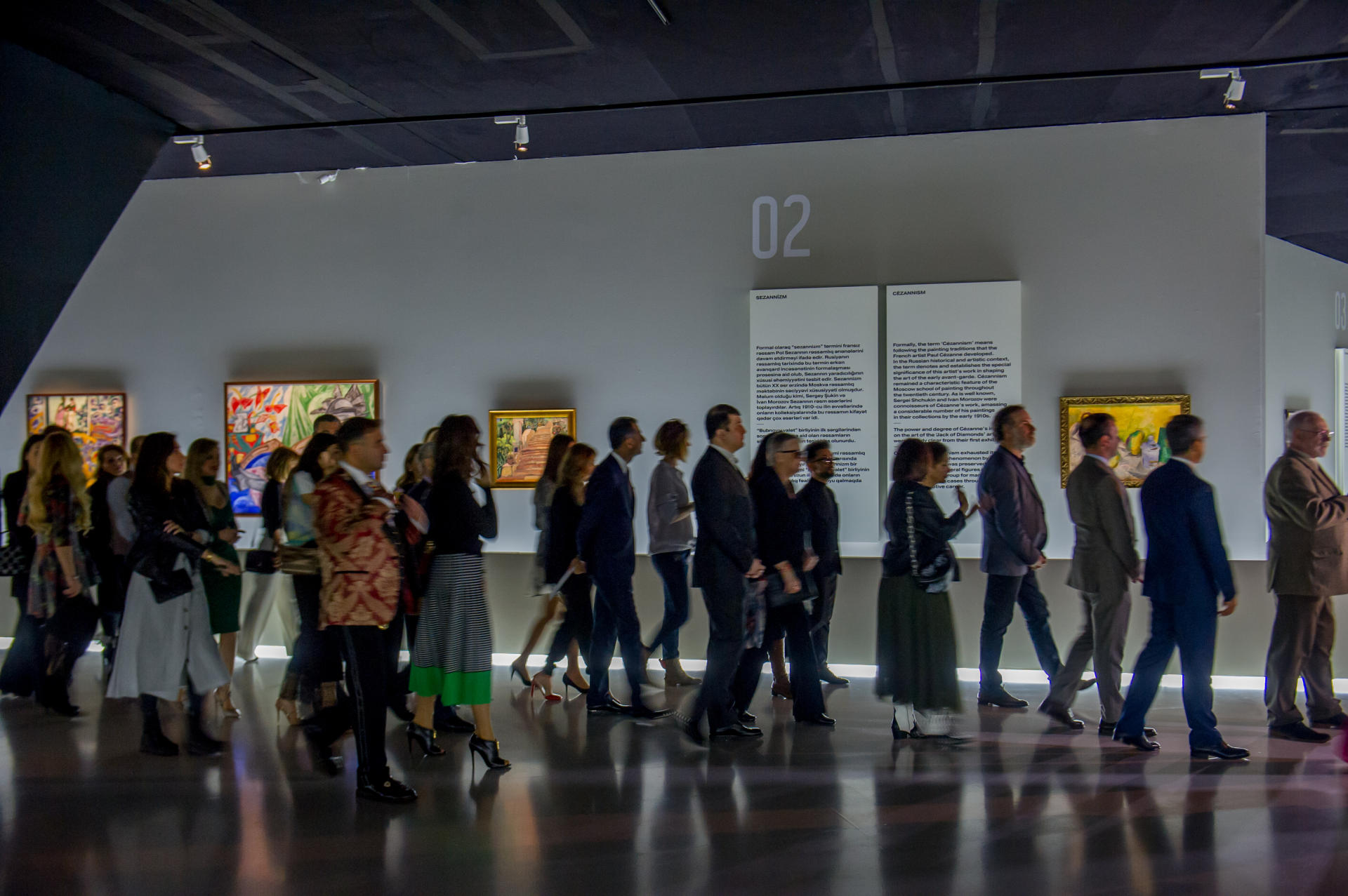 Вице-президент Фонда Гейдара Алиева Лейла Алиева приняла участие в торжественном открытии выставки российских художников-авангардистов в Баку (ФОТО)