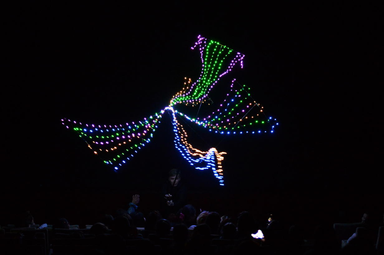 Калейдоскоп светового шоу в Баку - медузы, человечки, прикольные роботы (ФОТО)