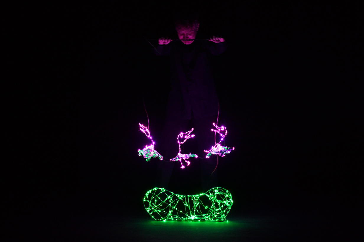 Калейдоскоп светового шоу в Баку - медузы, человечки, прикольные роботы (ФОТО)