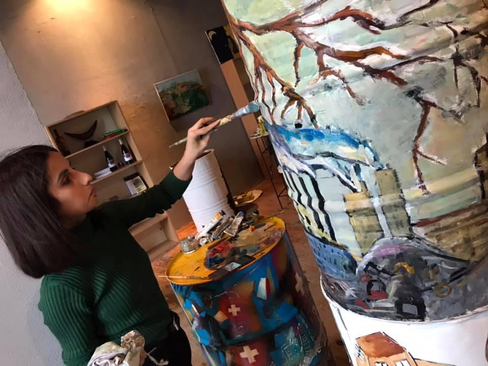 В Баку создается Парк ООН из металлических бочек (ФОТО)