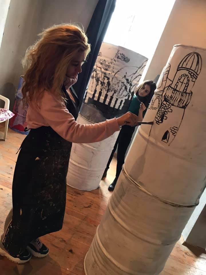 В Баку создается Парк ООН из металлических бочек (ФОТО)