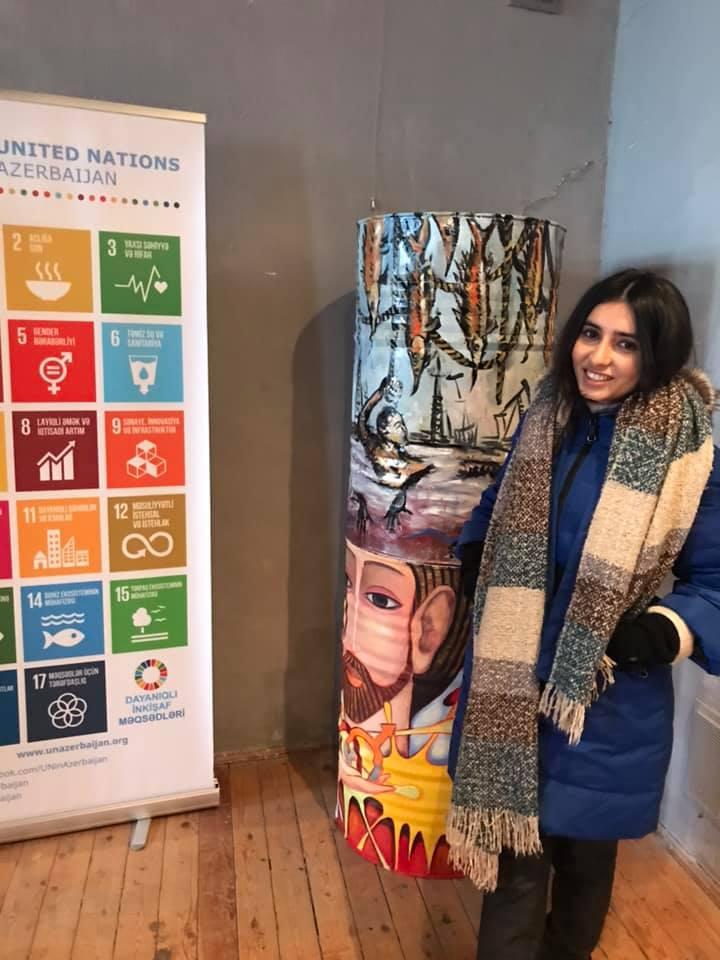 В Баку создается Парк ООН из металлических бочек (ФОТО)