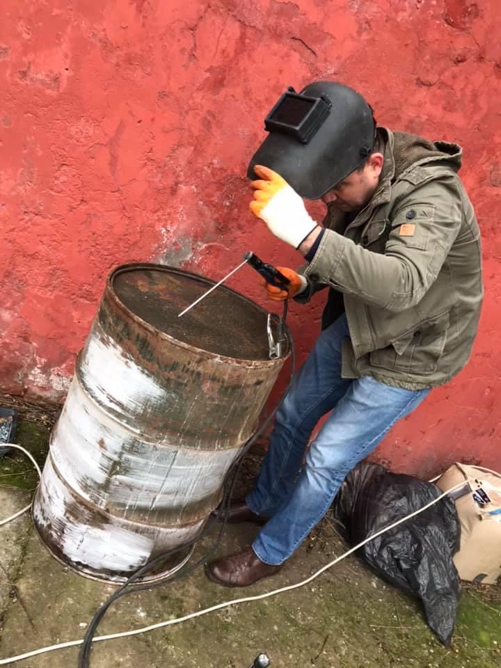 В Баку создается Парк ООН из металлических бочек (ФОТО)