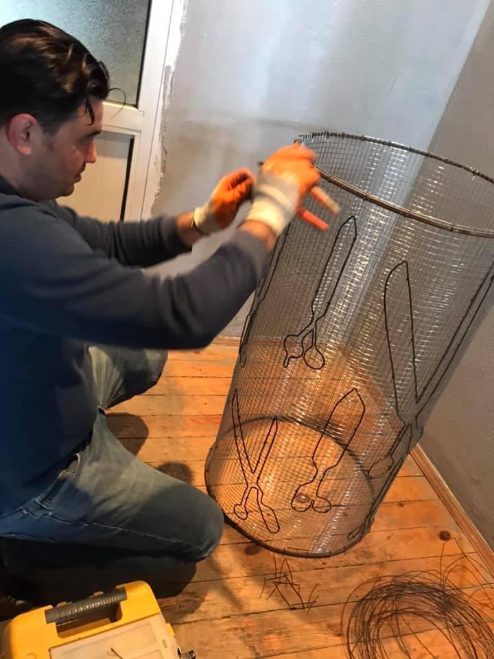 В Баку создается Парк ООН из металлических бочек (ФОТО)