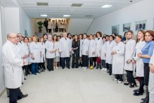 Вице-президент Фонда Гейдара Алиева Лейла Алиева посетила НИИ гематологии и трансфузиологии в Баку (ФОТО)