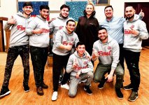 Первая азербайджанская команда "Как по Маслу" на самом рейтинговом канале Украины 1+1 (ФОТО)