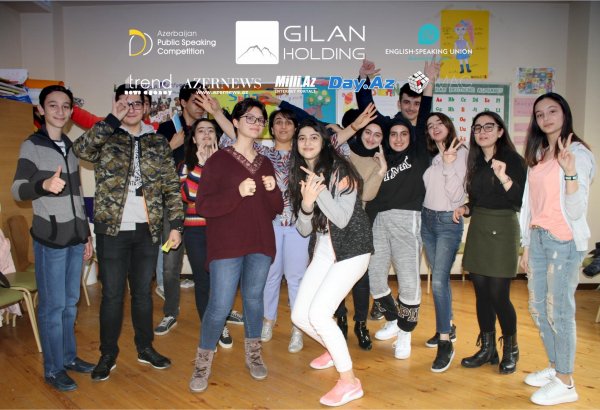 Завершен первый этап проекта Azerbaijan  Public Speaking Competition (ФОТО)