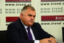 В пресс-центре АМИ Trend состоялся видеомост "Экономическое и инвестиционное сотрудничество Азербайджана и России: новые точки роста" (ФОТО)