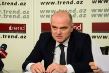 В пресс-центре АМИ Trend состоялся видеомост "Экономическое и инвестиционное сотрудничество Азербайджана и России: новые точки роста" (ФОТО)