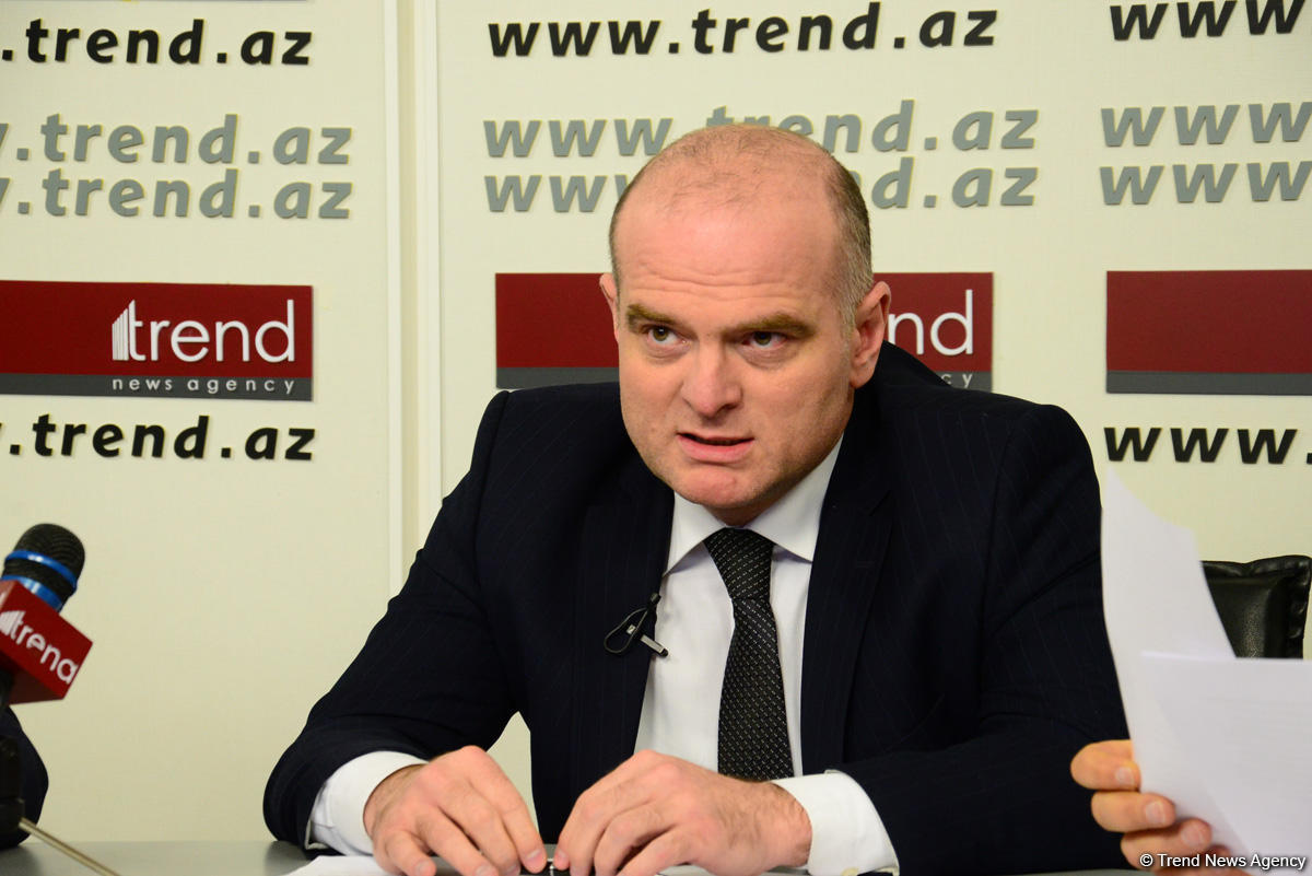 В пресс-центре АМИ Trend состоялся видеомост "Экономическое и инвестиционное сотрудничество Азербайджана и России: новые точки роста" (ФОТО)