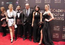 В Баку прошла церемония награждения "Золотые люди" – красная дорожка, звезды (ФОТО)