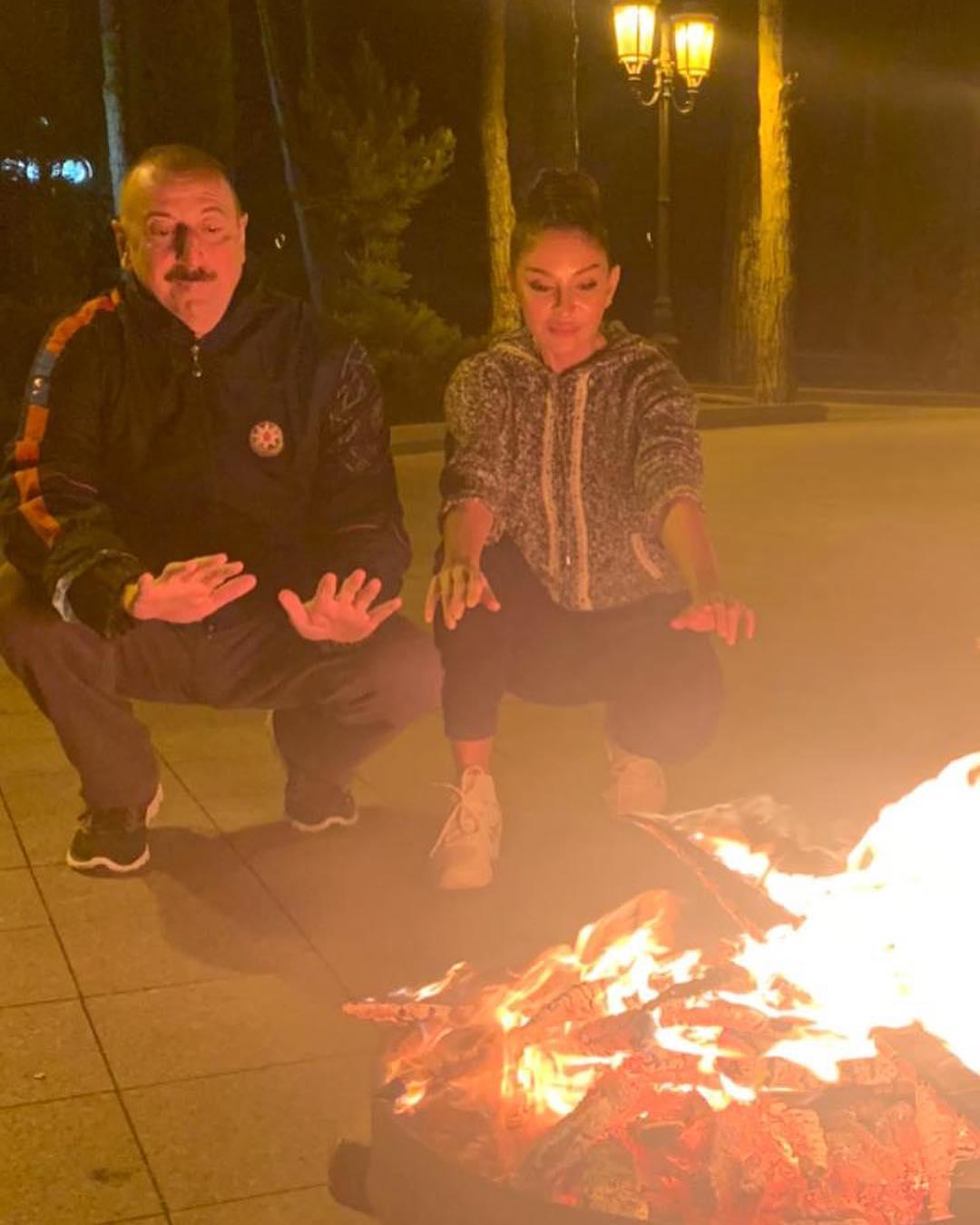 Первый вице-президент Мехрибан Алиева поздравила азербайджанский народ с Од чершенбеси (ФОТО)