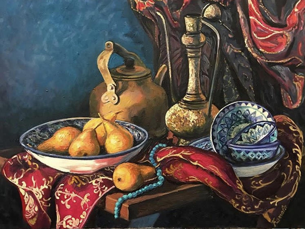 Сын перестал рисовать, а я продолжила…– художница Кямаля Алиева (ФОТО)