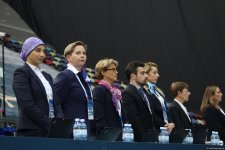 В Баку стартовал первый день соревнований Кубка мира FIG по спортивной гимнастике (ФОТО)