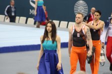 В Баку стартовал первый день соревнований Кубка мира FIG по спортивной гимнастике (ФОТО)