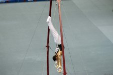 В Баку стартовал первый день соревнований Кубка мира FIG по спортивной гимнастике (ФОТО)