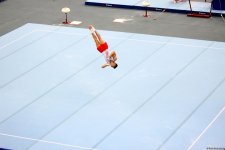 В Баку стартовал первый день соревнований Кубка мира FIG по спортивной гимнастике (ФОТО)