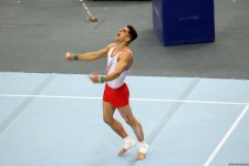 В Баку стартовал первый день соревнований Кубка мира FIG по спортивной гимнастике (ФОТО)