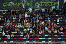 В Баку стартовал первый день соревнований Кубка мира FIG по спортивной гимнастике (ФОТО)