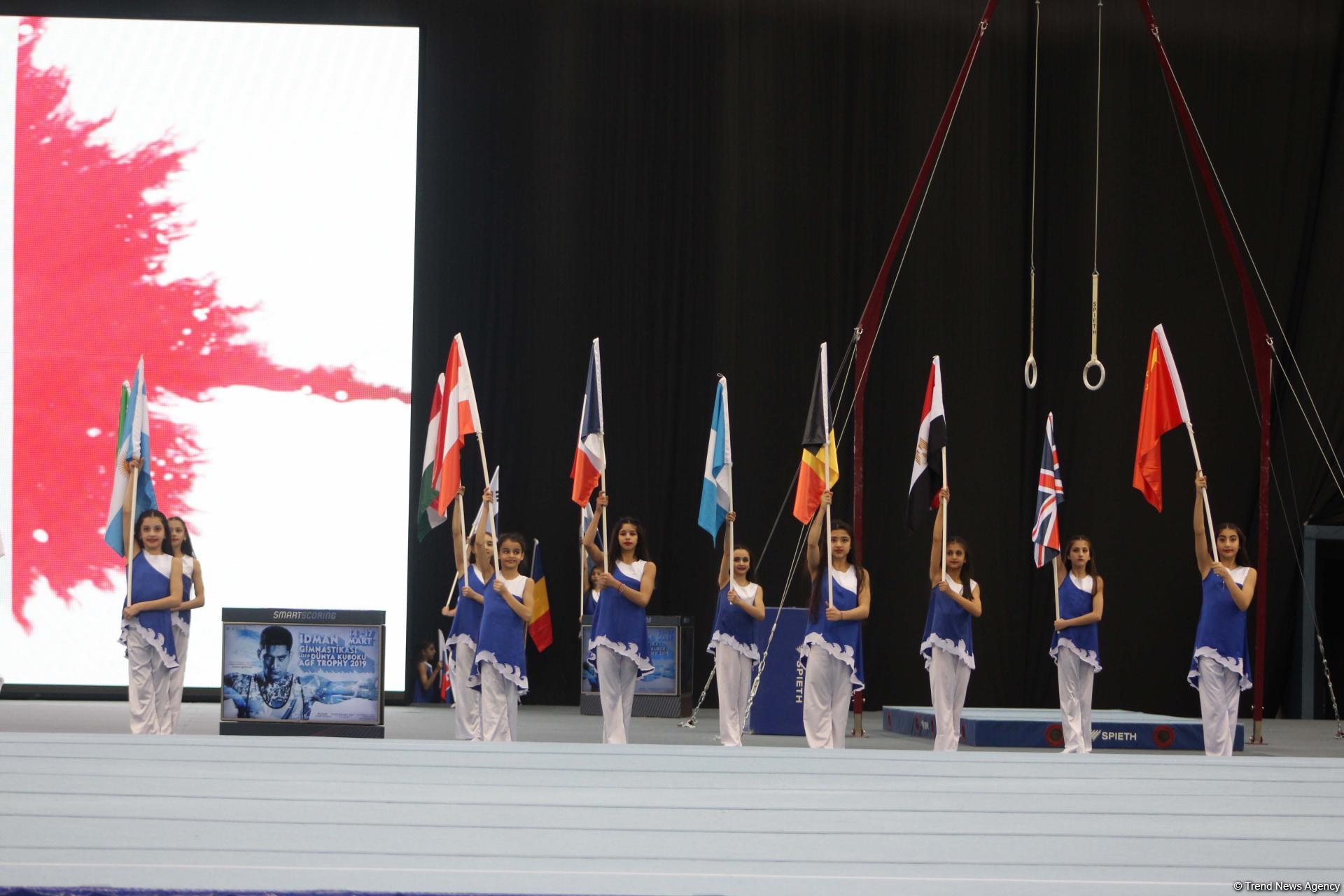 В Национальной арене гимнастики состоялась церемония открытия Кубка мира FIG по спортивной гимнастике (ФОТО)