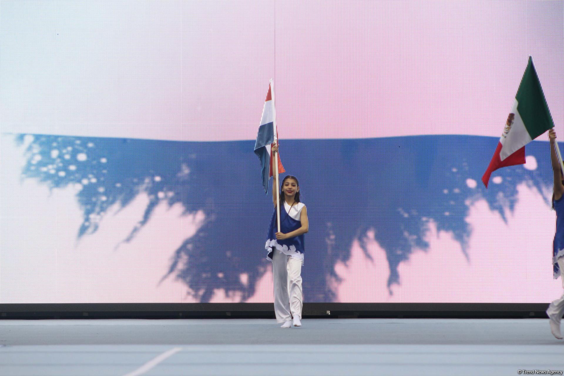 В Национальной арене гимнастики состоялась церемония открытия Кубка мира FIG по спортивной гимнастике (ФОТО)