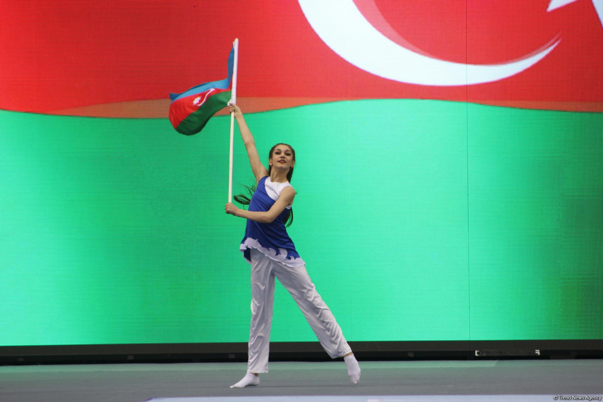 В Национальной арене гимнастики состоялась церемония открытия Кубка мира FIG по спортивной гимнастике (ФОТО)