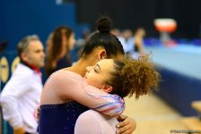 В Баку стартовал второй день соревнований Кубка мира FIG по спортивной гимнастике (ФОТО)