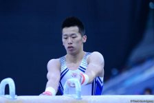 В Баку стартовал второй день соревнований Кубка мира FIG по спортивной гимнастике (ФОТО)