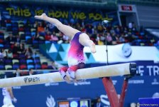 В Баку стартовал второй день соревнований Кубка мира FIG по спортивной гимнастике (ФОТО)