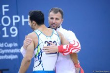 В Баку стартовал второй день соревнований Кубка мира FIG по спортивной гимнастике (ФОТО)