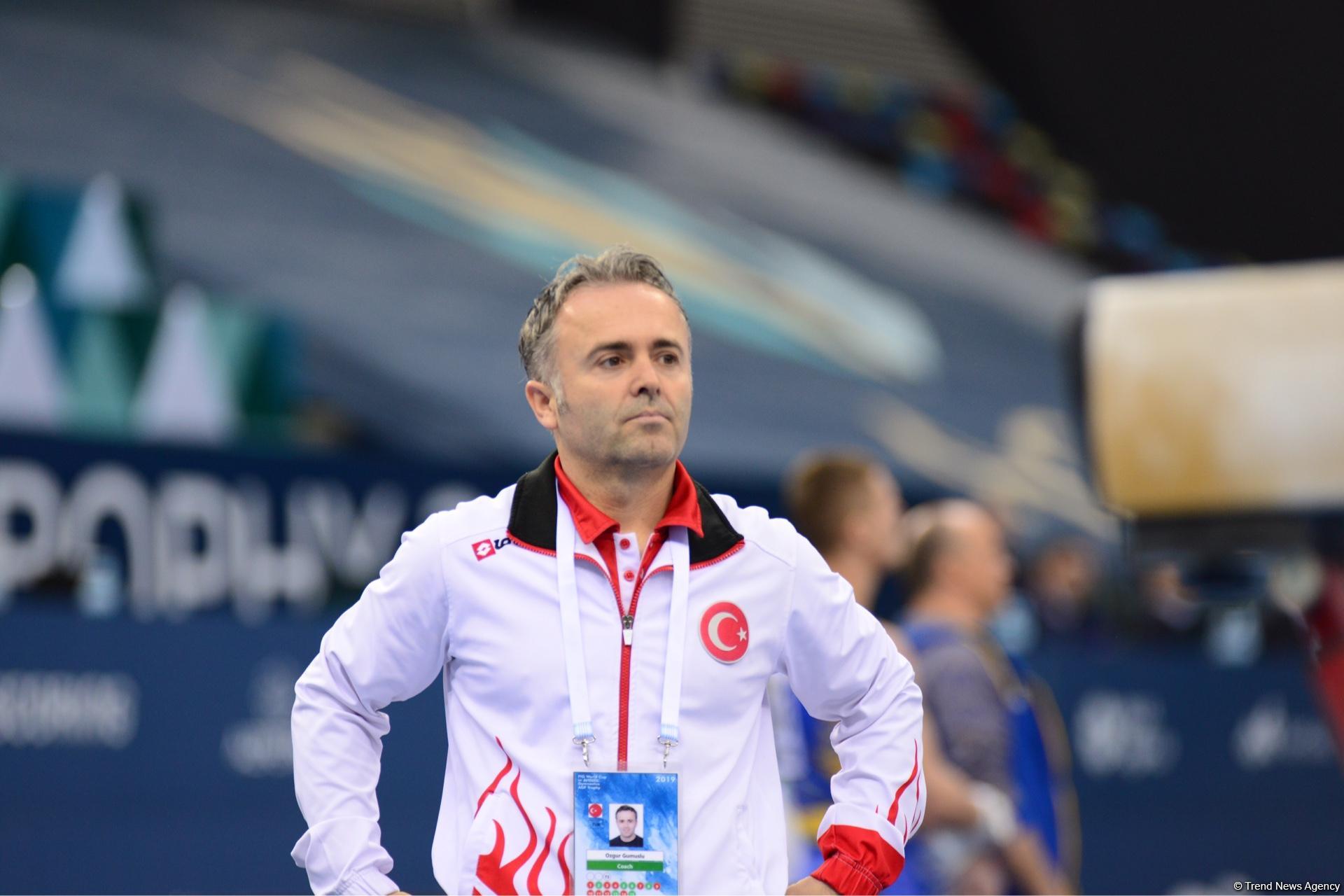 В Баку стартовал второй день соревнований Кубка мира FIG по спортивной гимнастике (ФОТО)