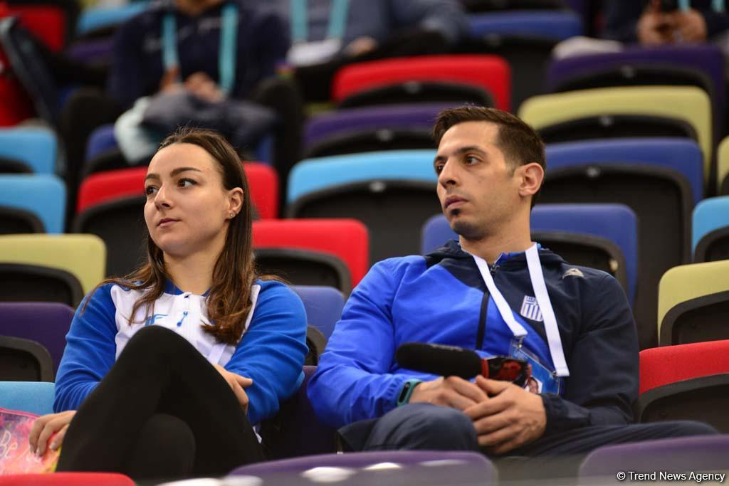 В Баку стартовал второй день соревнований Кубка мира FIG по спортивной гимнастике (ФОТО)