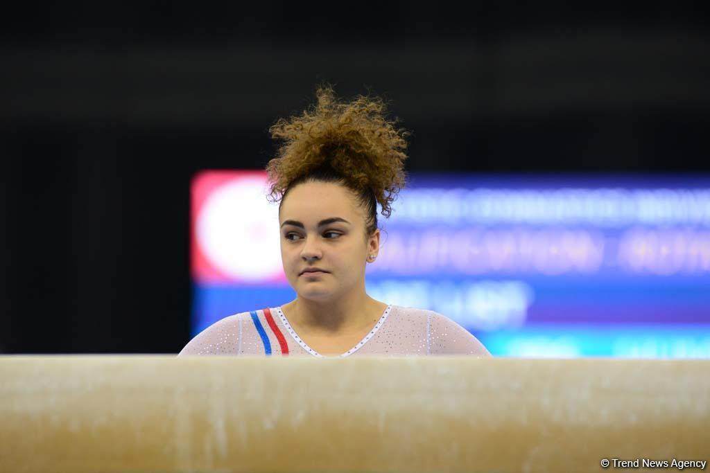 В Баку стартовал второй день соревнований Кубка мира FIG по спортивной гимнастике (ФОТО)