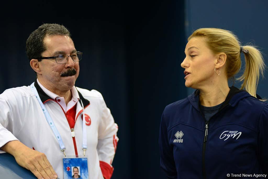 В Баку стартовал второй день соревнований Кубка мира FIG по спортивной гимнастике (ФОТО)