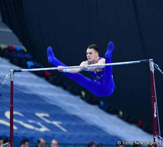 В Баку стартовал второй день соревнований Кубка мира FIG по спортивной гимнастике (ФОТО)