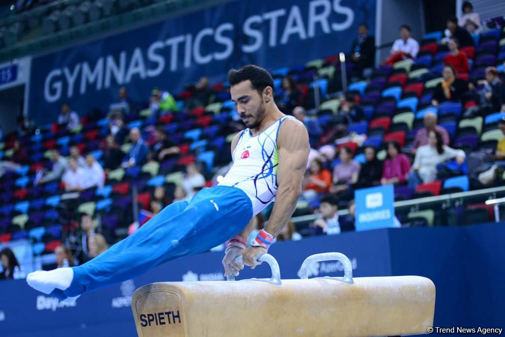 В Баку стартовал второй день соревнований Кубка мира FIG по спортивной гимнастике (ФОТО)