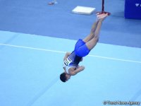 В Баку стартовал третий день соревнований Кубка мира FIG по спортивной гимнастике (ФОТО)