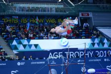 В Баку стартовал третий день соревнований Кубка мира FIG по спортивной гимнастике (ФОТО)