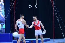 В Баку стартовал третий день соревнований Кубка мира FIG по спортивной гимнастике (ФОТО)