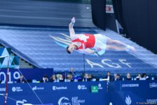 В Баку стартовал третий день соревнований Кубка мира FIG по спортивной гимнастике (ФОТО)