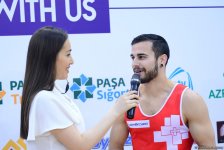 В Баку стартовал третий день соревнований Кубка мира FIG по спортивной гимнастике (ФОТО)